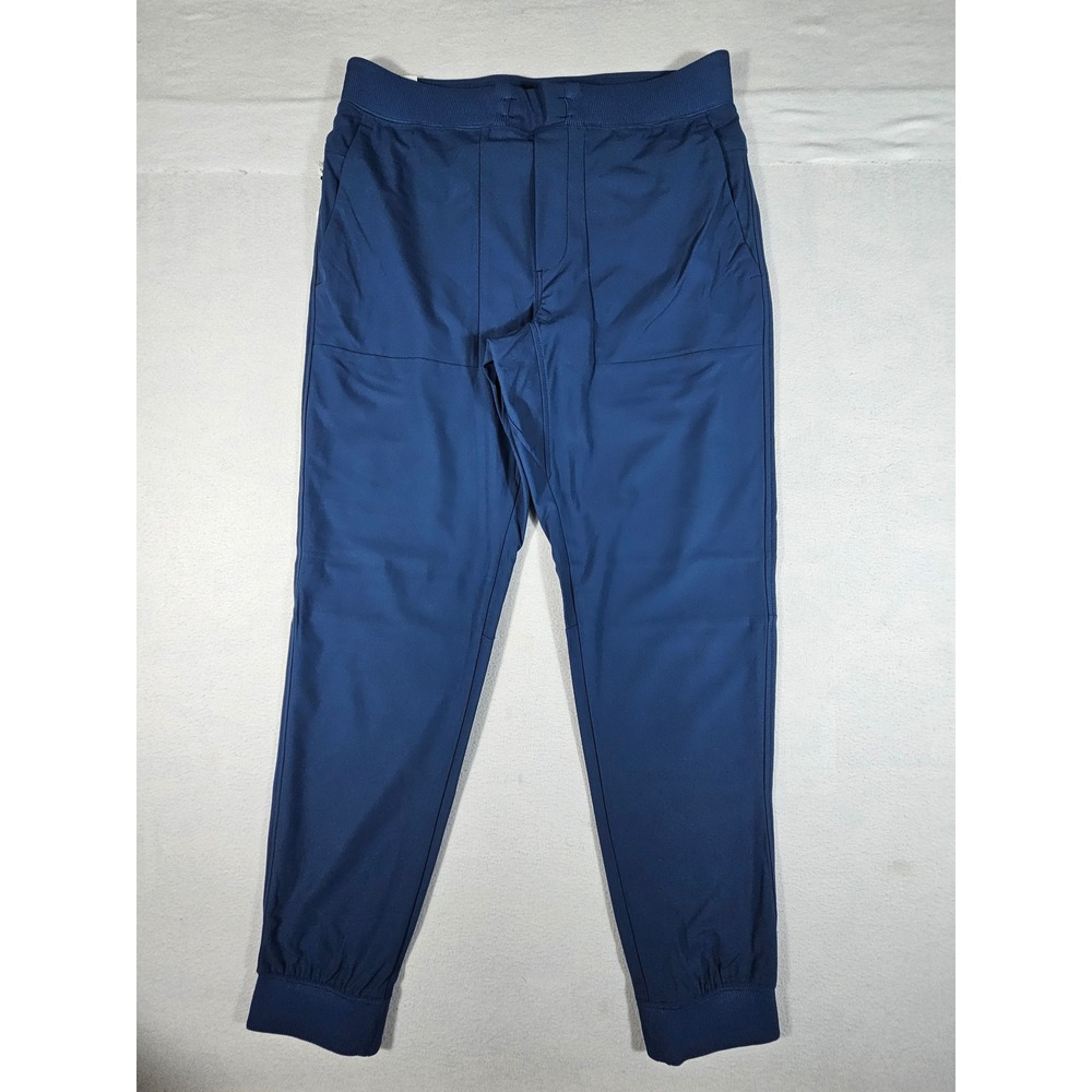 Original Penguin Sport Mens Joggers Insignia Blue Recycled Polyester Pants M NWT